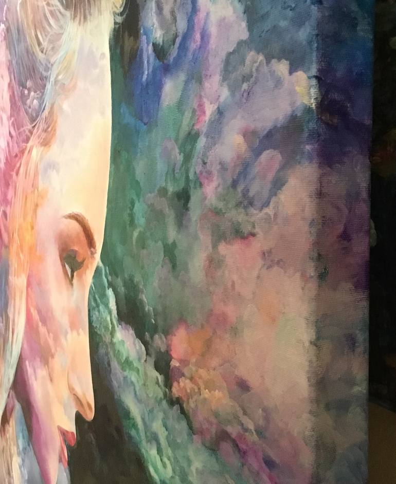 Original Abstract Women Painting by Roxanne Bryan