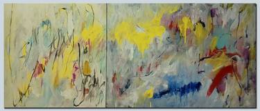 Original Abstract Expressionism Abstract Paintings by Nazar Symotiuk