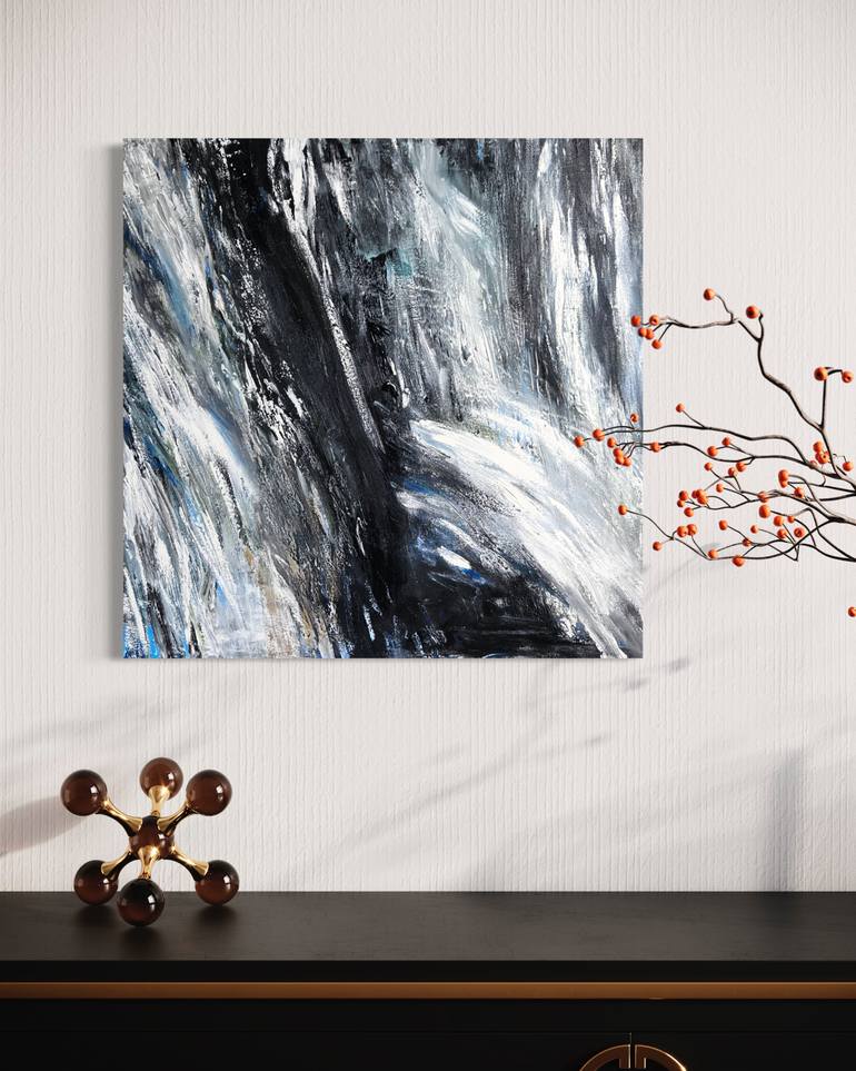 Original Abstract Expressionism Abstract Painting by Anastasiia Ivanova