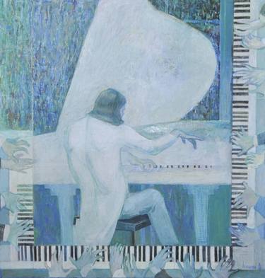 Print of Music Paintings by Anastasiia Ivanova