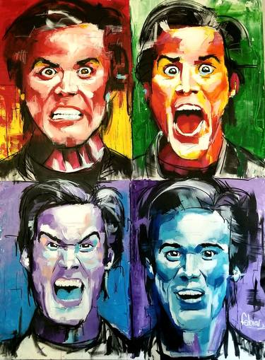 Print of Fine Art Celebrity Paintings by Fabian Carreno