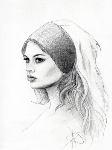 Print of Realism Celebrity Drawings by Delmy Darko