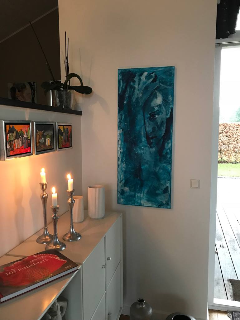 Original Abstract Women Painting by Karina Thomas