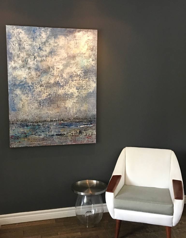 Original Abstract Water Painting by HEIDI WIENIKE