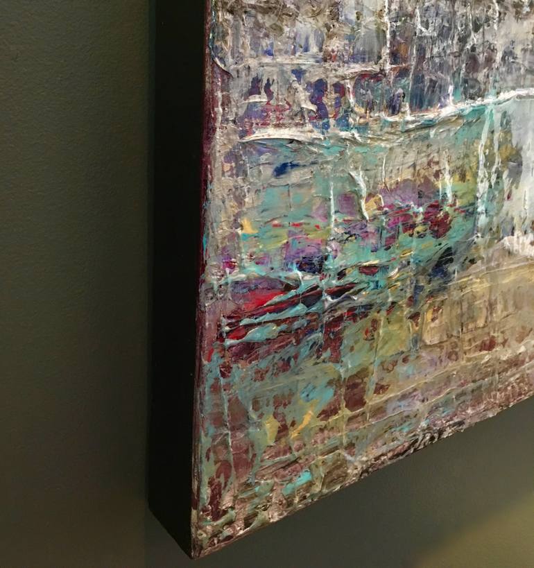 Original Abstract Water Painting by HEIDI WIENIKE