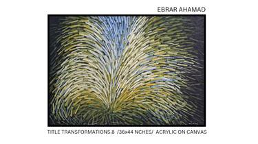 Original Abstract Expressionism Abstract Paintings by Ebrar Ahamad