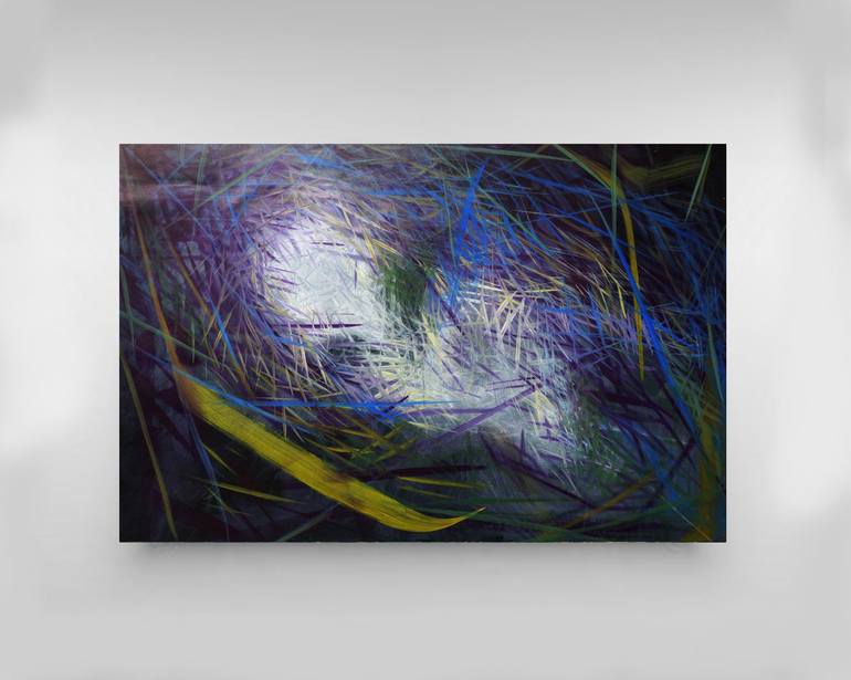 Original Abstract Expressionism Abstract Painting by Ebrar Ahamad