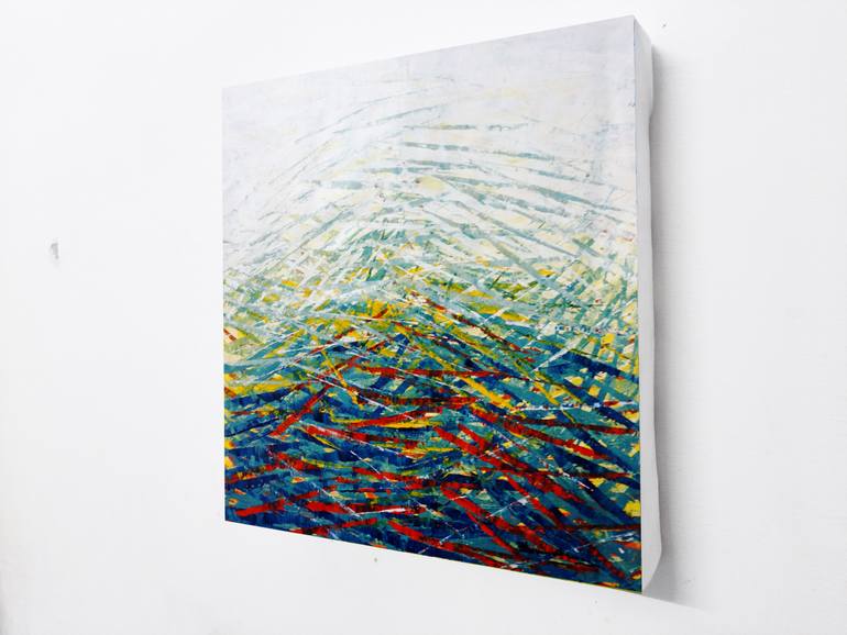 Original Abstract Expressionism Abstract Painting by Ebrar Ahamad
