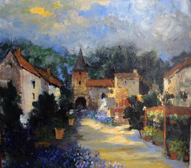 Original Landscape Painting by denis FERTE-DEFTEEN