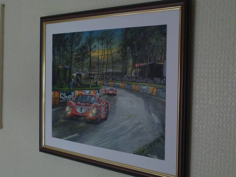 Original Automobile Painting by mark sutton