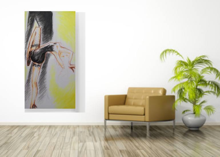 Original Expressionism People Painting by Io Zarate
