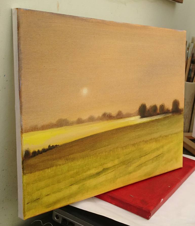 Original Impressionism Landscape Painting by Alan Harris