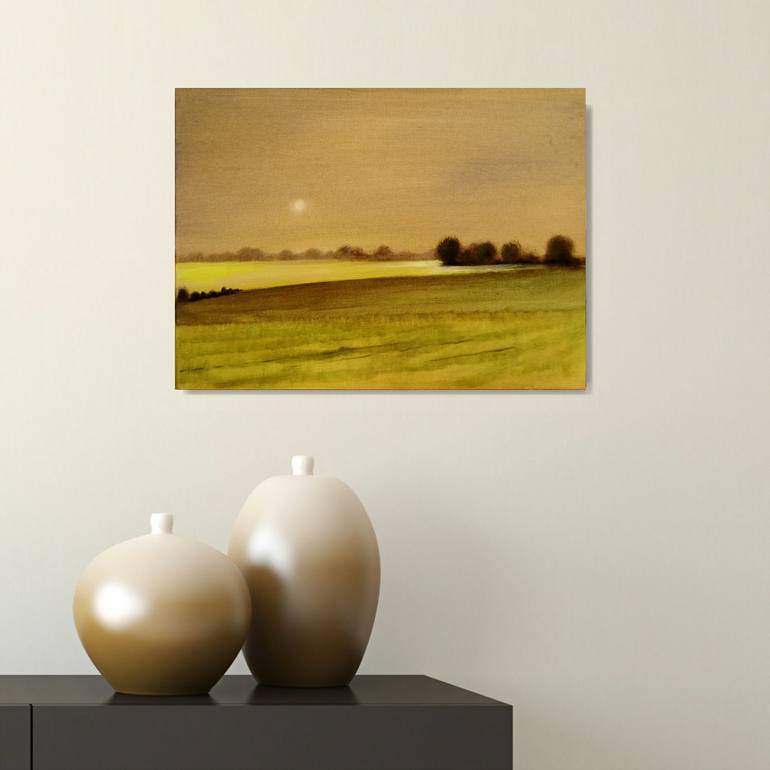 Original Impressionism Landscape Painting by Alan Harris