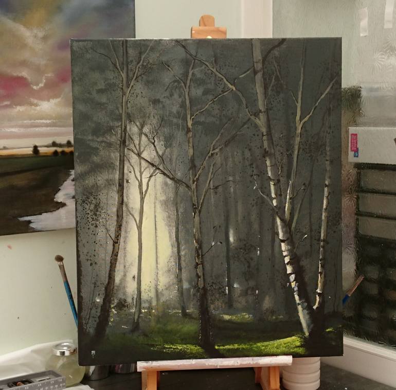 Original Impressionism Landscape Painting by Alan Harris