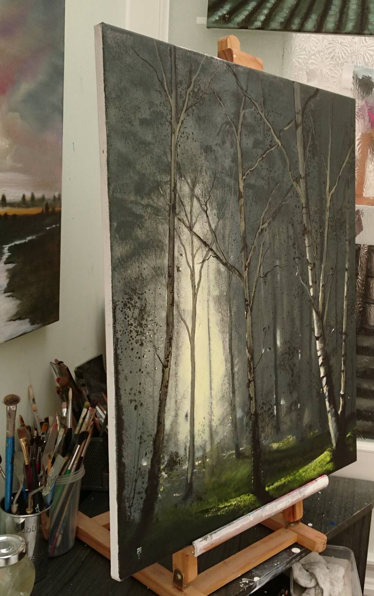 Original Impressionism Landscape Painting by Alan Harris