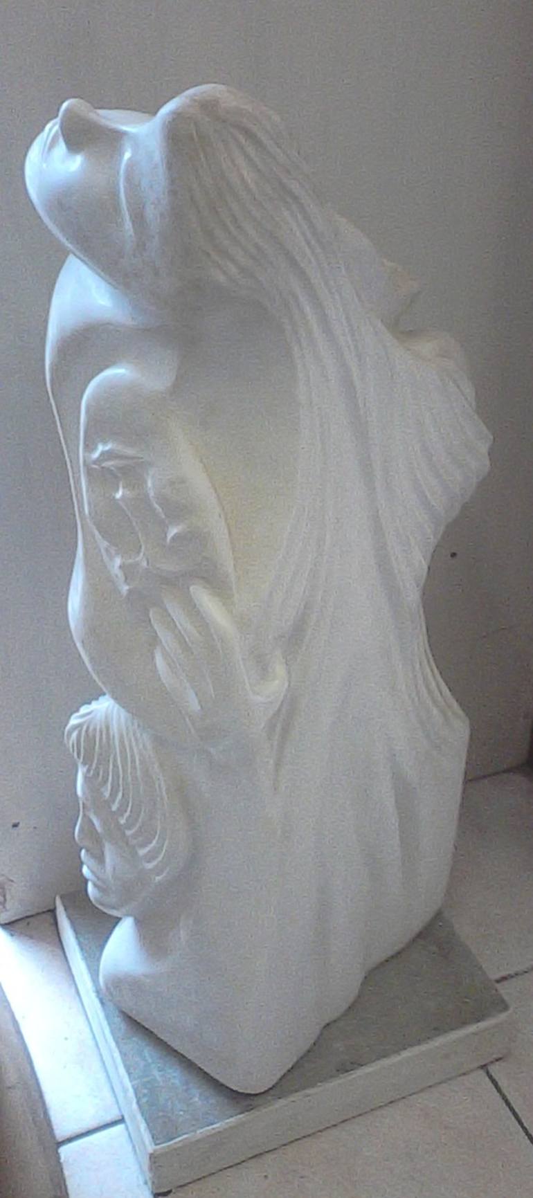 Original Abstract Religion Sculpture by Silvano Soppelsa