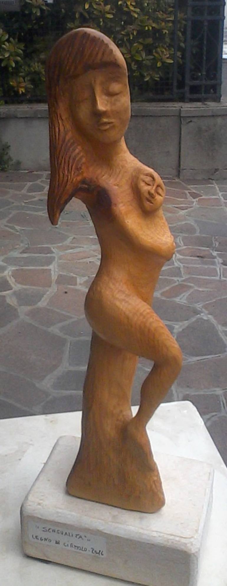 Original Figurative Erotic Sculpture by Silvano Soppelsa