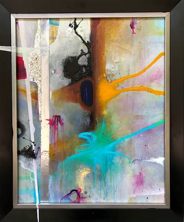 Original Abstract Painting by Roland Rockwood