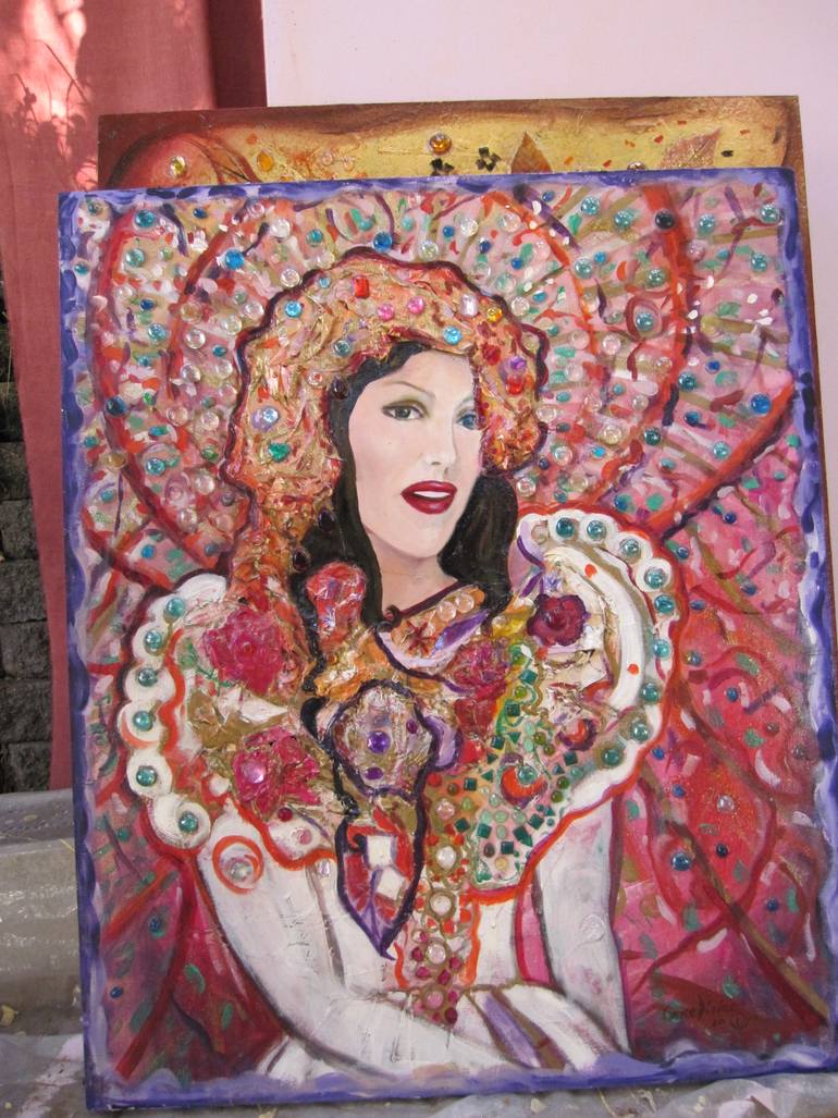 Original Surrealism Pop Culture/Celebrity Painting by Grace Divine