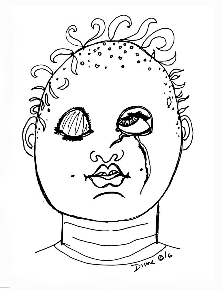 dime coloring page