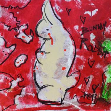 Rabbit Zec Conill Tpycik Untxi Lepur Figurative Bunny Painting thumb