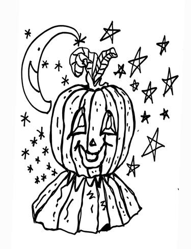 Wild and Crazy Halloween Pumpking Jack O Lantern Day of the Dead Dia de los Muertos thumb