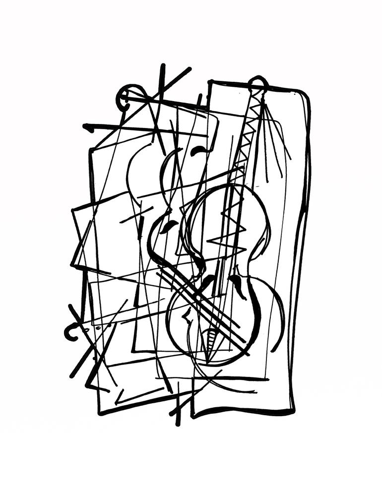 music inspired drawings