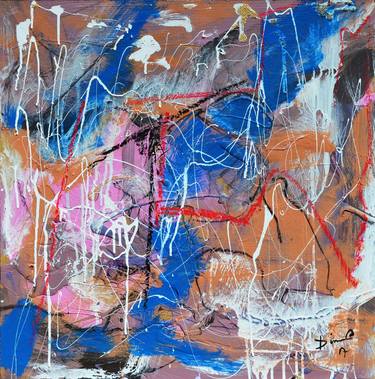 Original Abstract Expressionism Abstract Paintings by Grace Divine