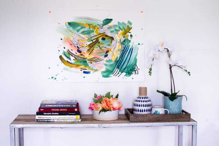 Original Abstract Expressionism Abstract Painting by Jessica Tinsley