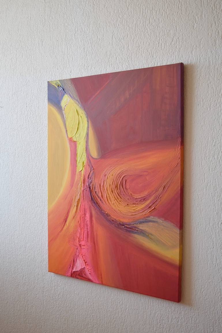 Original Modernism Abstract Painting by Gisela Zimmermann