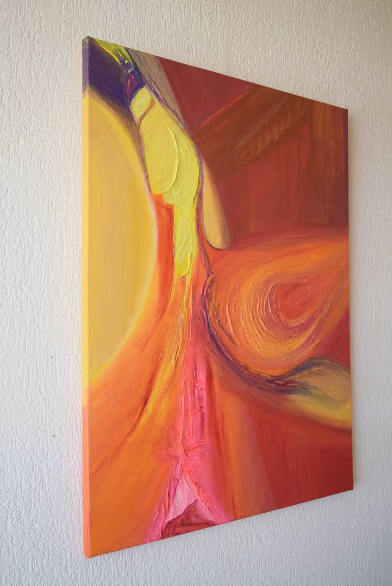 Original Modernism Abstract Painting by Gisela Zimmermann