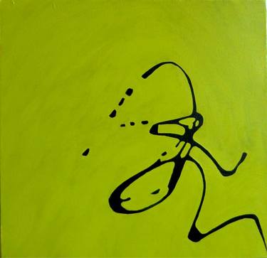 Original Abstract Calligraphy Paintings by Georg Kabott