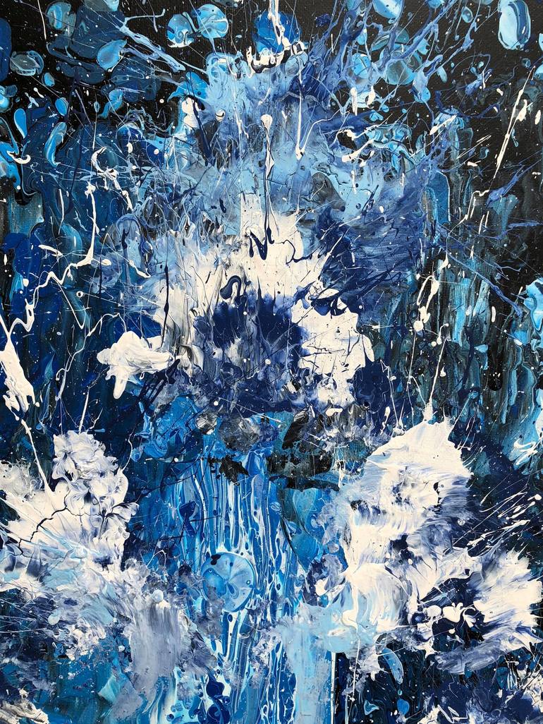 Original Abstract Expressionism Abstract Painting by Adam Zafrian