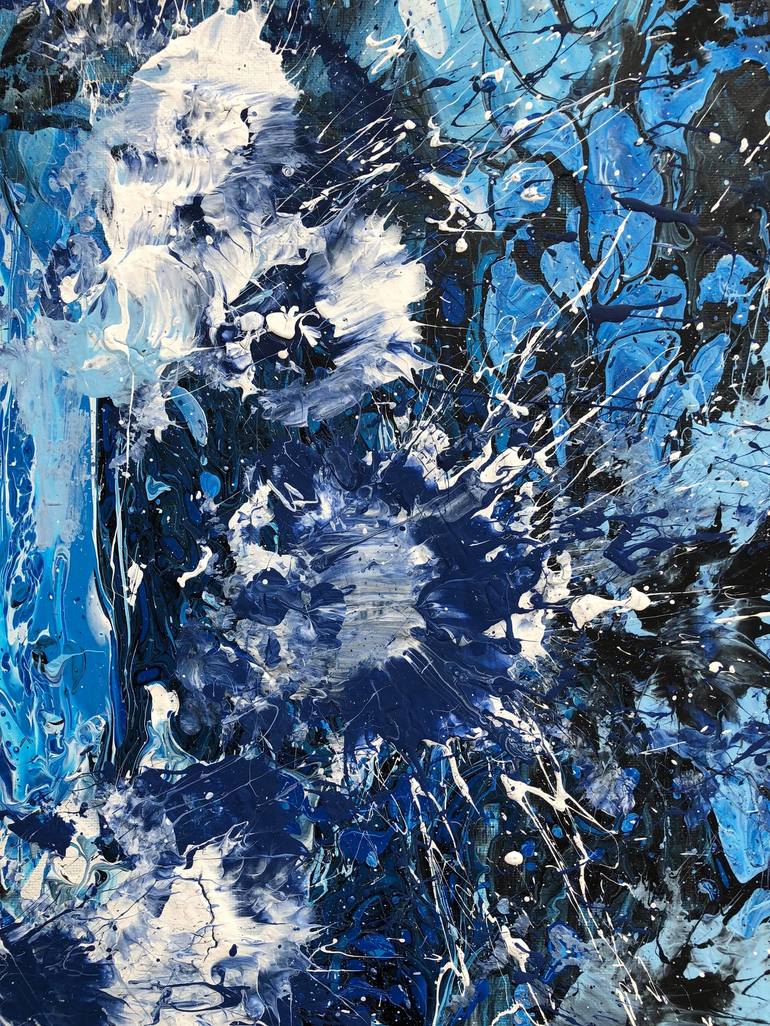 Original Abstract Expressionism Abstract Painting by Adam Zafrian