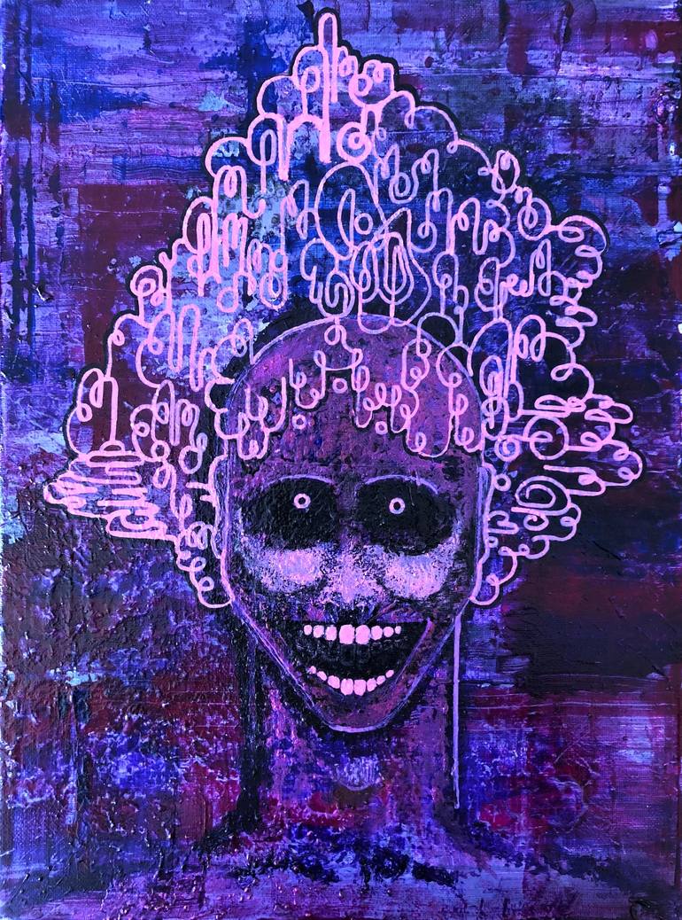 Fear Mongering 2018 By Adam Zafrian Acrylic And Oil Portrait On 12 X 16 Canvas Painting By Adam Zafrian Saatchi Art