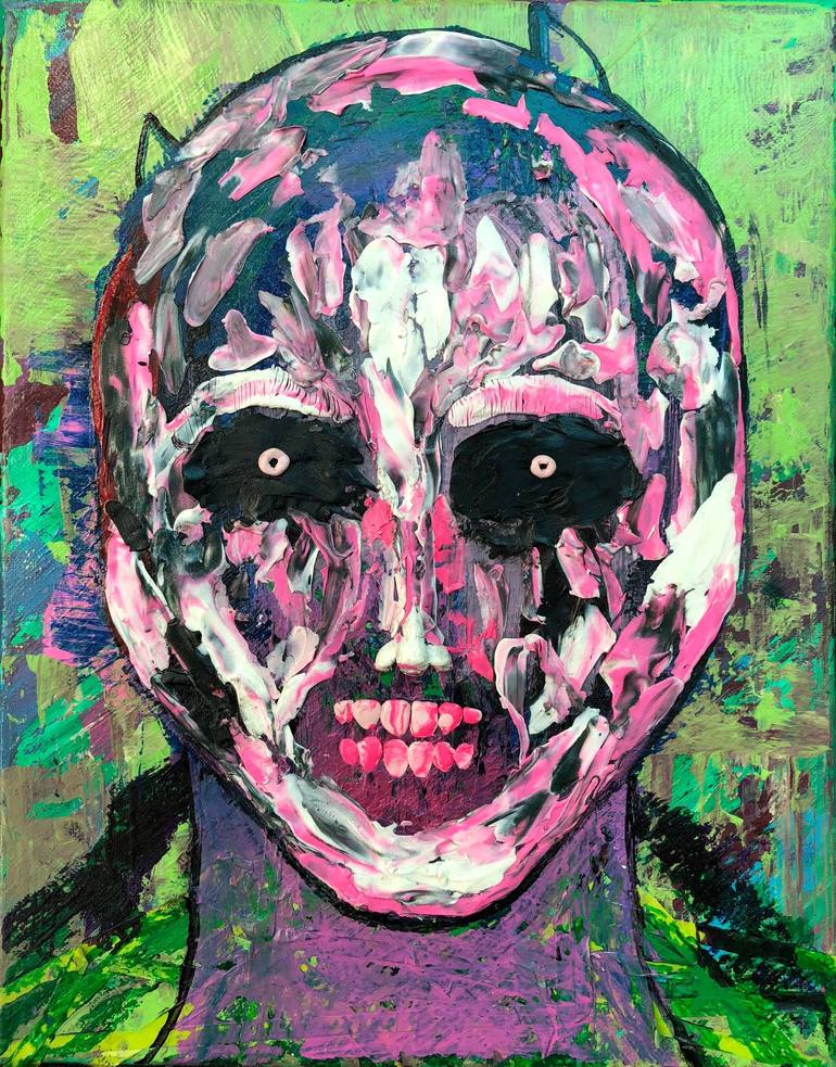 contemporary abstract portrait paintings