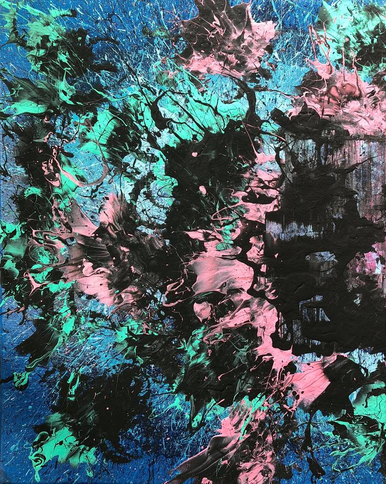 Gerhard Richter Inspired Pollock Abstract Style Gerhard Richter Inspired Pollock