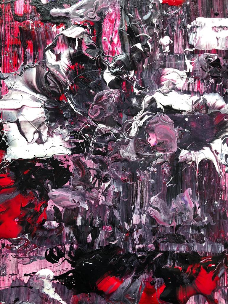 Original Abstract Expressionism Abstract Painting by Adam Zafrian