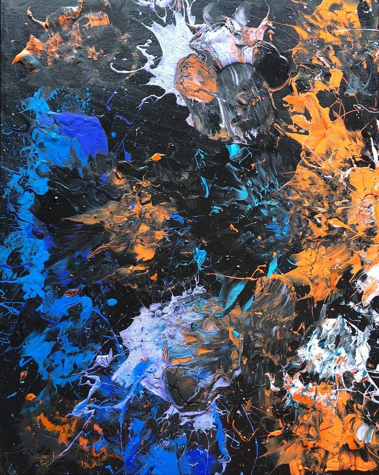 Original Abstract Painting by Adam Zafrian