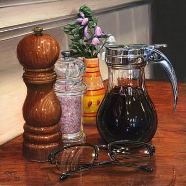 Original Realism Still Life Paintings by Ted Papoulas