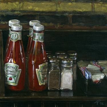 Print of Fine Art Food & Drink Paintings by Ted Papoulas