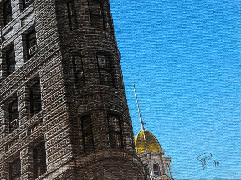 Original Architecture Painting by Ted Papoulas