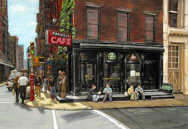 Original Fine Art Cities Paintings by Ted Papoulas