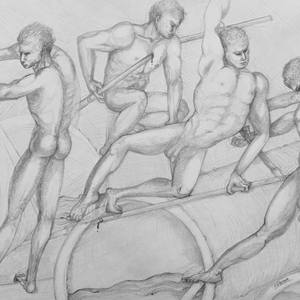 Collection Nude Men Sketches