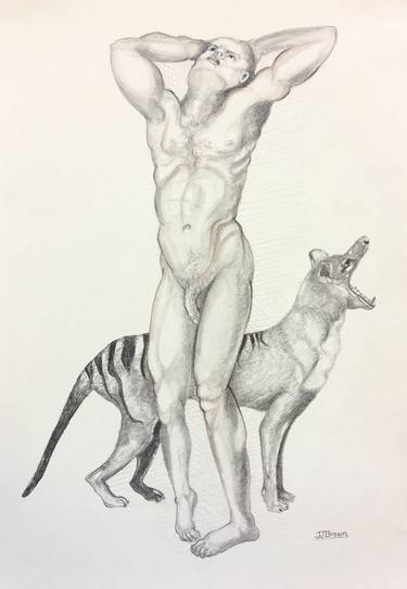 Print of Nude Drawings by Jennifer Brown