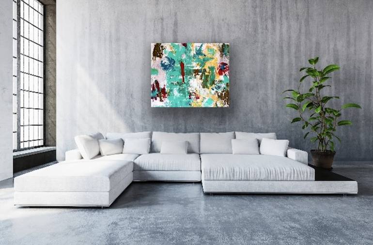 Original Modern Abstract Painting by Noora Elkoussy