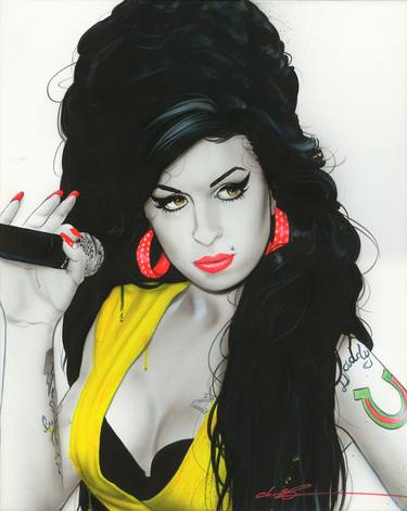 Print of Celebrity Paintings by Christian Chapman Art