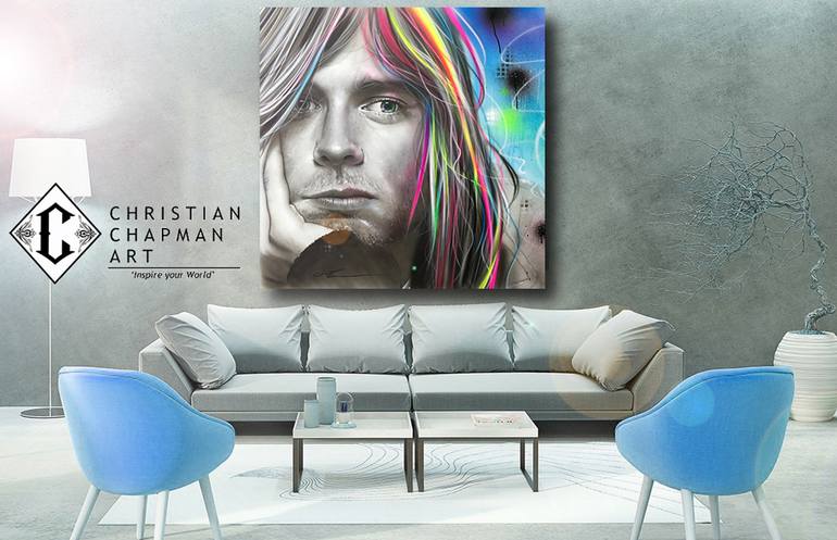 Original Contemporary Music Painting by Christian Chapman Art