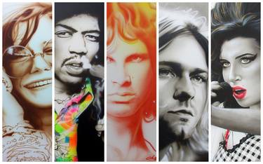 Print of Celebrity Collage by Christian Chapman Art