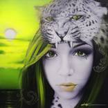 Yellow Moon by Christian Chapman Art